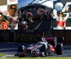 Льюис Хэмилтон - McLaren - Мельбурн, Австралия Гран-при (2011) (2-е место)